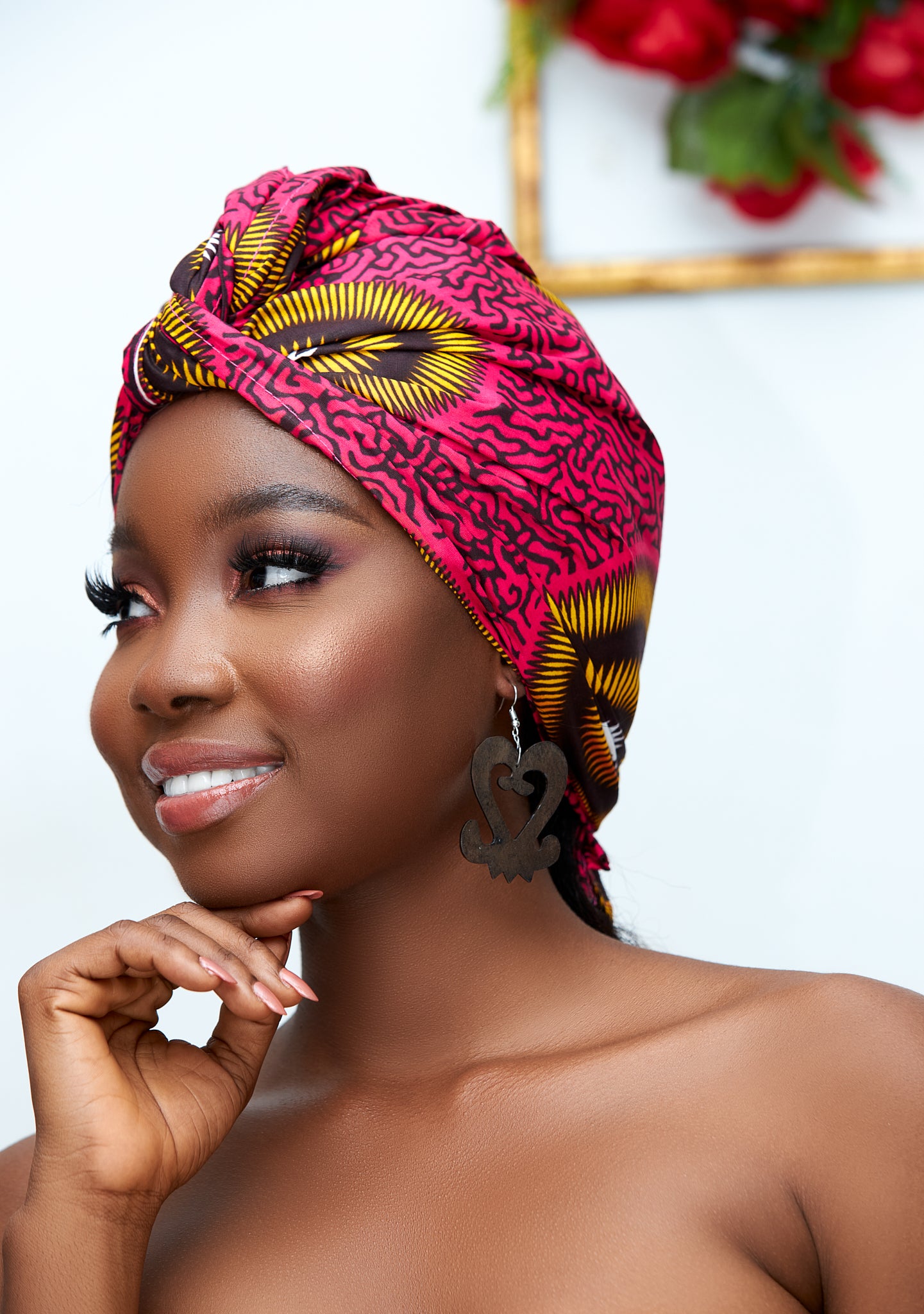 Adinkra earrings hot sale